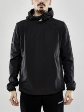 Craft Sport Training Jacket Zaero Anorak 3.0 (lightweight, wind and water resistant) black Men